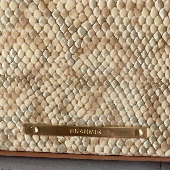 Brahmin Dome Satchel Snakeskin Embossed - Picture 5 of 11